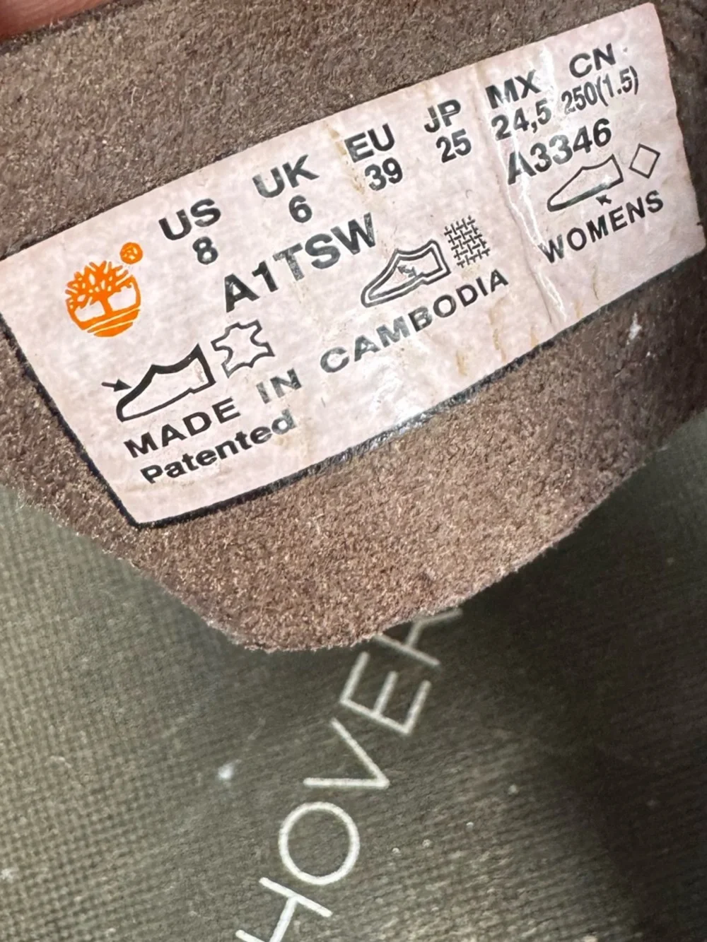 Timberland Women's Wilesport Brown/Green Leather Strap Sandals A1TSW. Size 8 - Picture 14 of 14